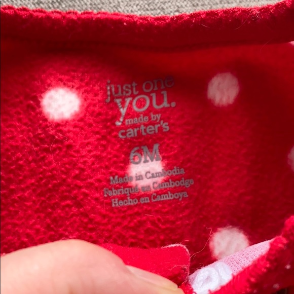 Christmas pajamas, fleece reindeer - Picture 4 of 5